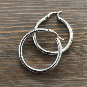 Sterling Silver Small Hoops